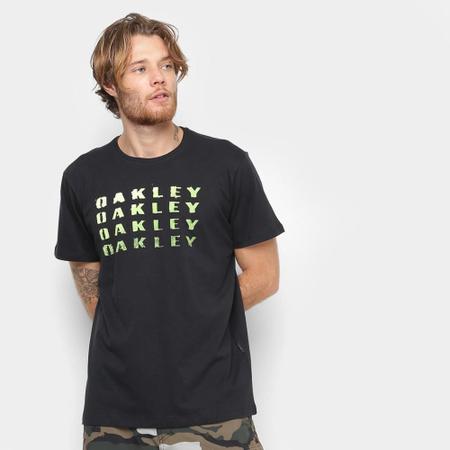 Camiseta Oakley Mod Bark Fresh Masculina - Branco