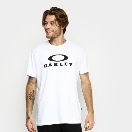 Camiseta Oakley Original - Bark New Tee - Branco - 457292BR - Camisa e  Camiseta Esportiva - Magazine Luiza
