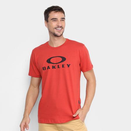 Camiseta Oakley O-Bark Masculina - Gelo