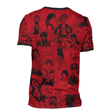 Camiseta de anime One Piece Monkey d. Luffy - modelo 4 em Promoção na  Americanas