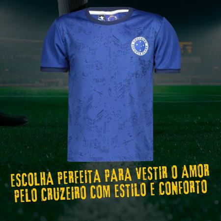 Imagem de Camiseta Original Do Time Cruzeiro Azul Manga Curta Masc Nfe