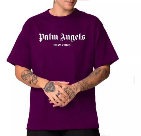 Camiseta Palm Angels Algodão Blusa Streetwear Skate - DAL MODAS SURF SKATE  - Camisa para Surf - Magazine Luiza