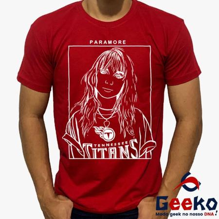 Imagem de Camiseta Paramore 100% Algodão Hayley Williams Geeko