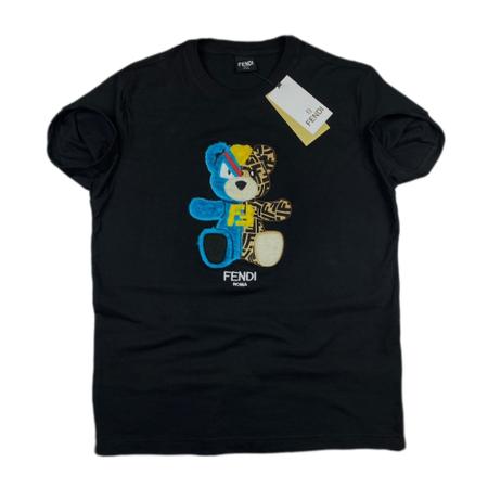 Camiseta FENDI Urso - Preta