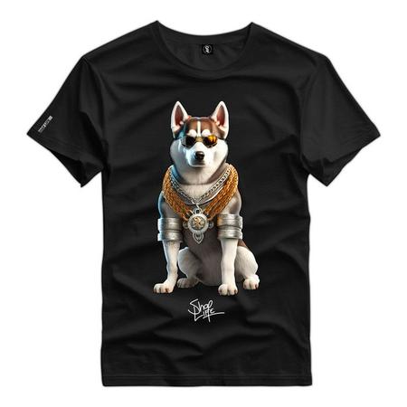 Imagem de Camiseta Personalizada Husky Siberiano Carlton Dog Cachorro Armadura Gold Shap Life