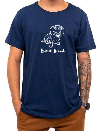 Imagem de Camiseta Pet Basset Hound Cachorro Cão Raça Presente Natal