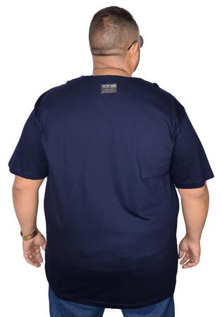 Imagem de Camiseta Plus Size Bata Masculina Básica Elegante Algodão
