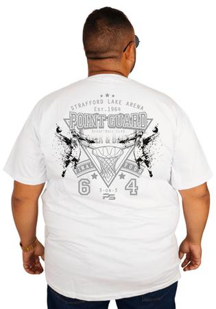 Camiseta Plus Size Estampada Masculina Tamanho Especial XL Pro
