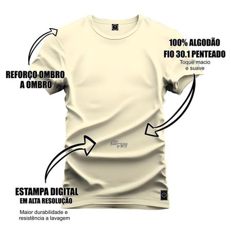 Imagem de Camiseta Plus Size T-Shirt Algodão Premium Estampada Skill To Win