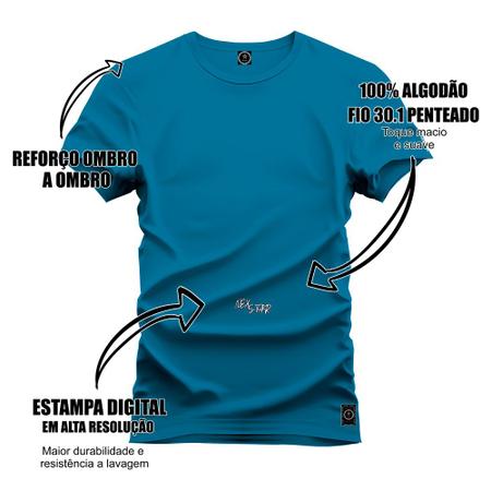 Imagem de Camiseta Plus Size T-shirt Unissex Algodão California Risco
