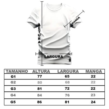 Imagem de Camiseta Plus Size Unissex 100% Algodão Estampada Premium Maquina Cubo