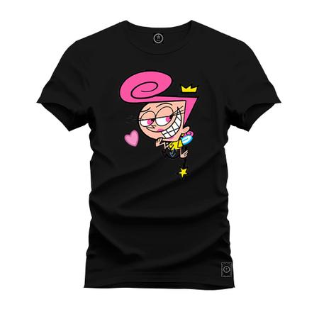 Imagem de Camiseta Premium T-Shirt Algodão Estampada Unissex Madrinhas Magica