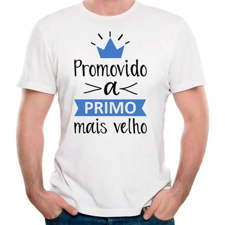 Imagem de Camiseta promovido a primo mais velho coroa camisa primos