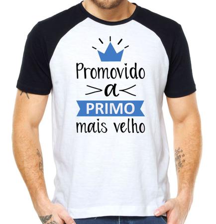 Imagem de Camiseta promovido a primo mais velho coroa camisa primos