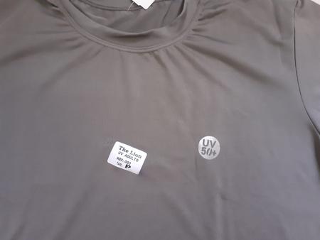 Imagem de Camiseta Proteção Solar Uv 50 Cinza Tecido Gelado Térmica