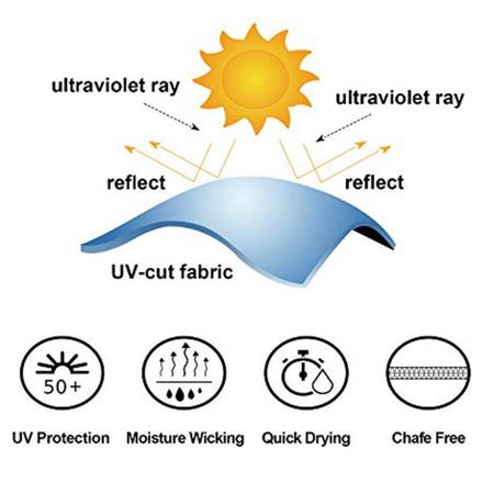 Imagem de Camiseta Proteção Solar UV 50 Tecido Geladinho Unissex