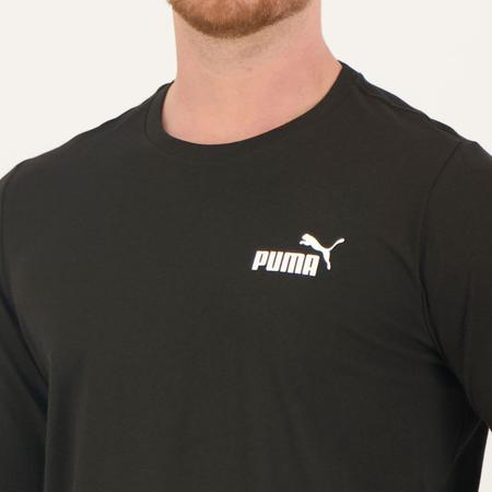 Imagem de Camiseta Puma ESS Small Logo Manga Longa Preta