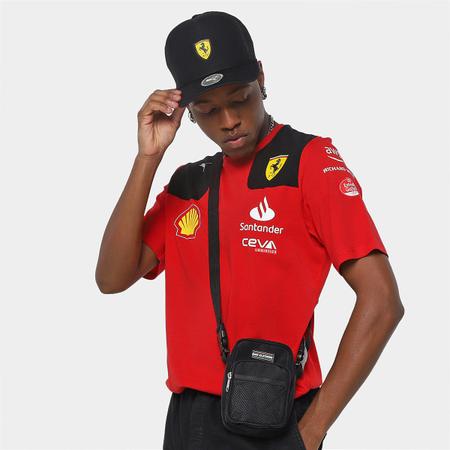 Camiseta Puma Scuderia Ferrari Carlos Sainz Masculina Camisa e Camiseta Esportiva Magazine Luiza