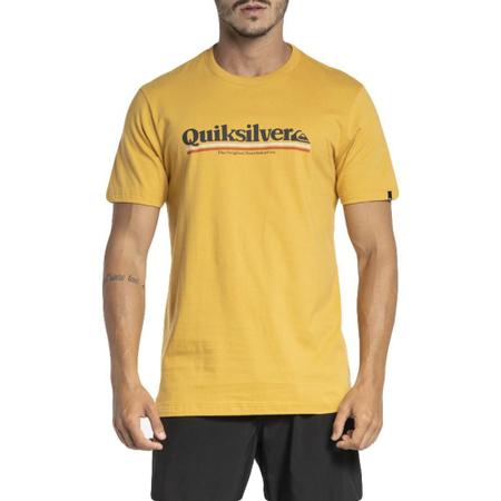 Imagem de Camiseta Quiksilver Between The Lines WT23 Mostarda