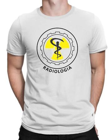 Imagem de Camiseta Radiologia,masculina,básica,100% algodão,estampada