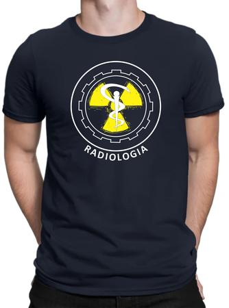 Imagem de Camiseta Radiologia,masculina,básica,100% algodão,estampada