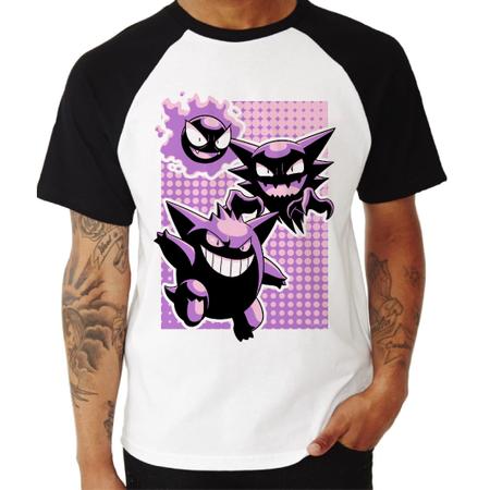 Camiseta - Pokémon - Gencar, Gastly e Haunter - Roxo (124) com o Melhor  Preço é no Zoom