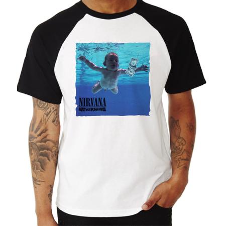 Imagem de Camiseta Raglan Nirvana Kurt Cobain Coleção Rock 5