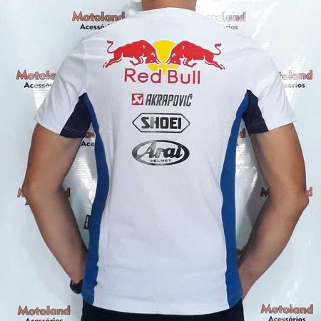 blusa red bull branca