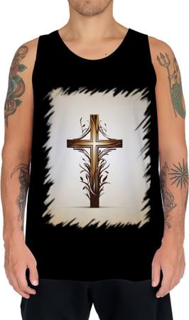 Imagem de Camiseta Regata da Cruz de Jesus Igreja Fé 39