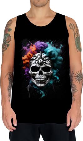 Imagem de Camiseta Regata La Muerte Mexicana Dama Esqueleto 1