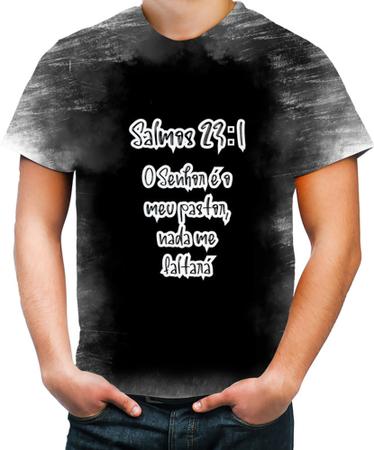 Imagem de Camiseta Regata Salmos 23 Deus Jesus Bíblia Gospel 2