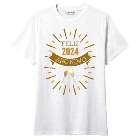 Imagem de Camiseta Reveillon Feliz Ano Novo 2024 Modelo 10