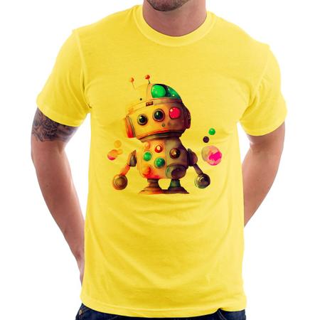 Imagem de Camiseta Robô Colorido - Foca na Moda