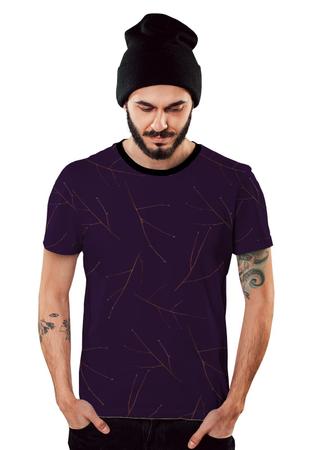 Imagem de Camiseta Roxa com Gravetos Outono Inverno Masculino