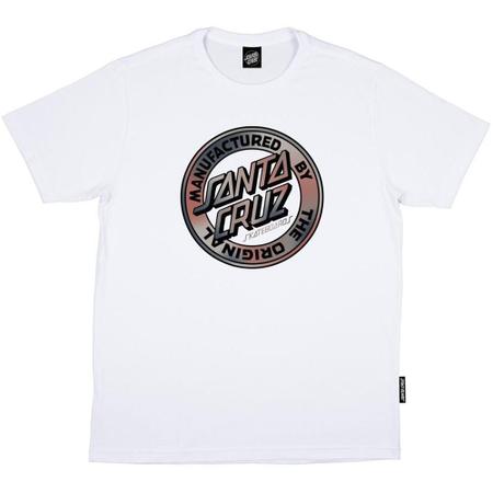 Imagem de Camiseta Santa Cruz Vivid MFG Dot Front WT23 Branco