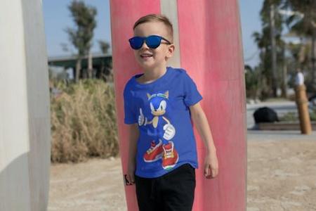 Fantasia Sonic (camiseta Infantil)