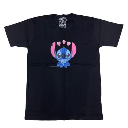 Imagem de Camiseta Stitch Lilo Blusa Adulto Unissex Desenho Sf1391