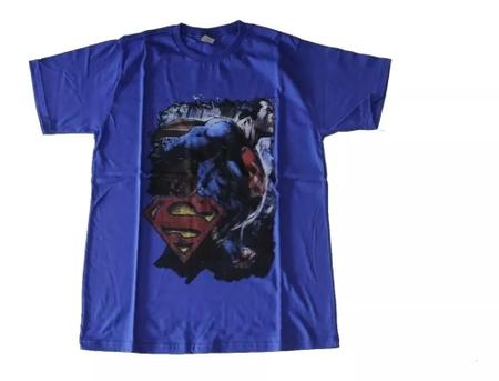 Camiseta Superman Super Homem Blusa Adulto Unissex Maj317 BM