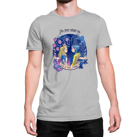 Imagem de Camiseta T-Shir Coraline e Alice no Pais das Maravilhas