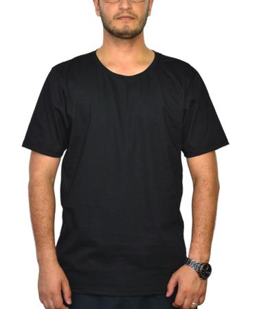 Imagem de Camiseta T-Shirt Algodão Slim Básica Masculina