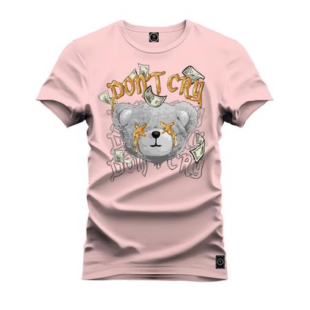 Imagem de Camiseta T-Shirt Unissex Eestampada Algodão Urso Ponty Cry