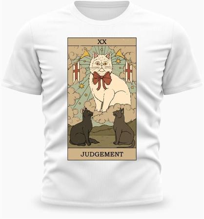 Imagem de Camiseta - Tarot Gatos - Julgamento