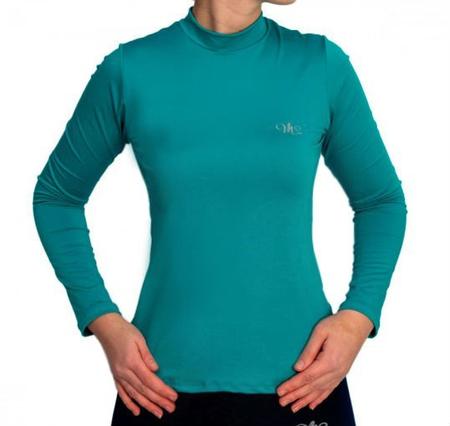 camisa termica manga longa verde