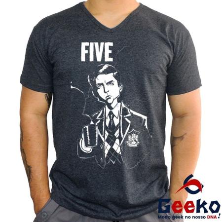 Camiseta The Umbrella Academy 100 Algod o Five Geeko Outros