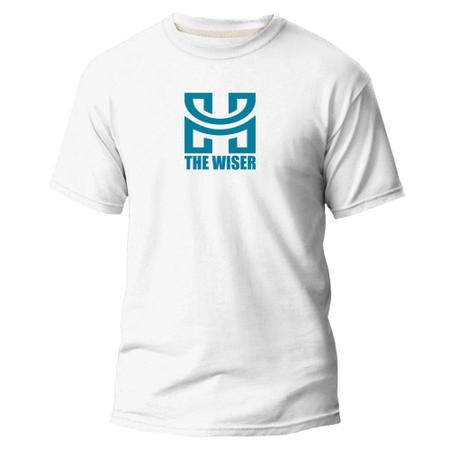 Imagem de Camiseta The Wiser Logo Azul 100% Algodão Alta Qualidade