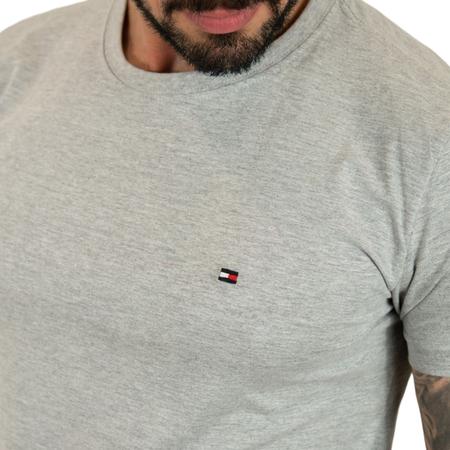 Imagem de Camiseta Tommy Hilfiger Básica Cinza