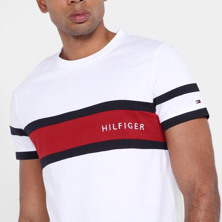 Camiseta Tommy Hilfiger Color Block Masculina - Camiseta Masculina