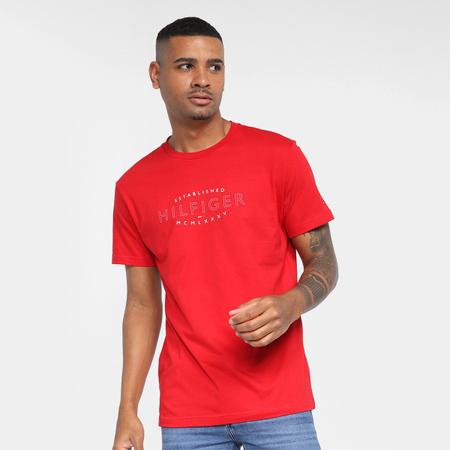Camiseta tommy hilfiger masculina sales
