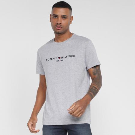 Camiseta Tommy Hilfiger Logo Preta - Faz a Boa!