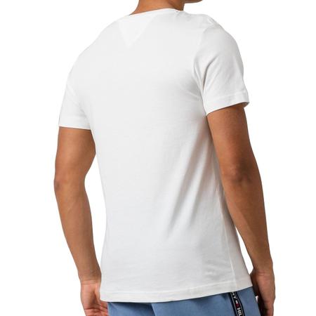 Camiseta Tommy Hilfiger Masculina Core Logo Tee Branca - Sea